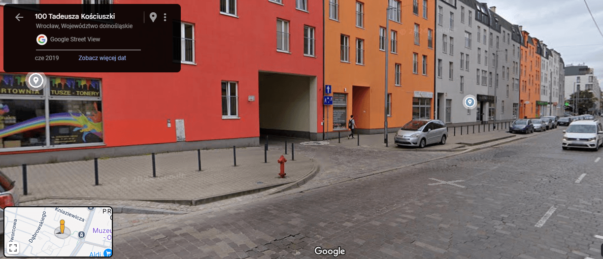 Parking -  Wrocław Tadeusza Kościuszki 107 Centrum Dworzec PKP