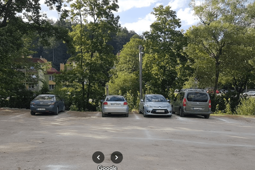 Parking - Szklarska Poręba Objazdowa 7 Centrum - Tor saneczkowy