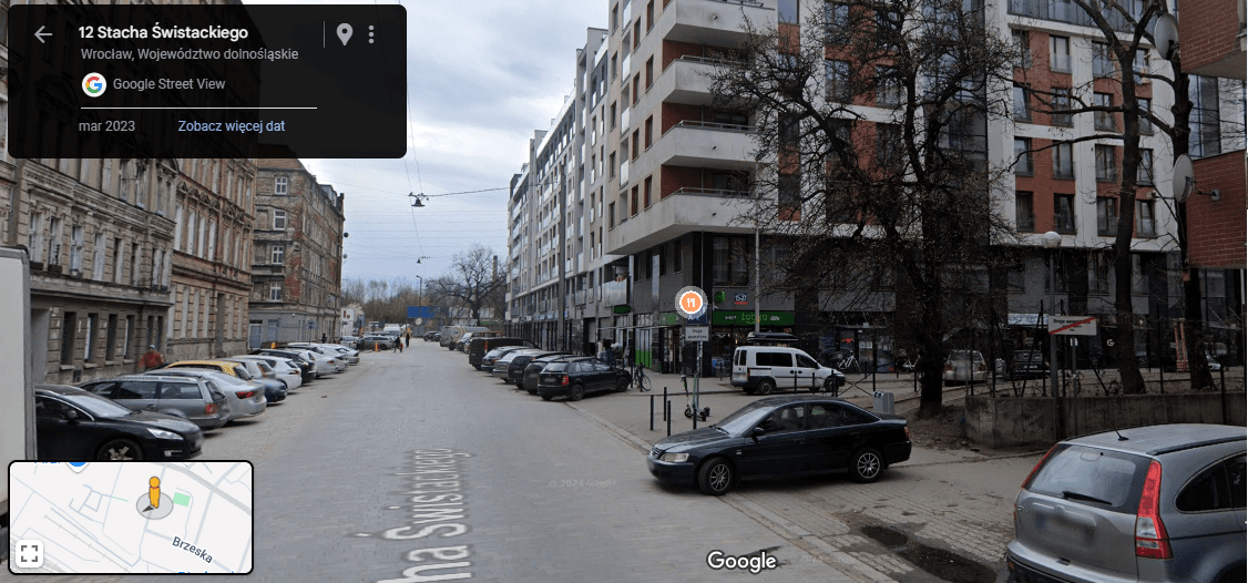 Parking - Wrocław Centrum Prądzyńskiego 