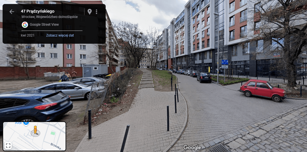 Parking - Wrocław Centrum Prądzyńskiego 